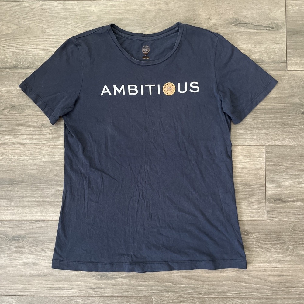 Tory Burch Womens S T Shirt Dark Blue Ambitious Short Sleeve